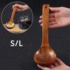 S/L Wooden Ladle Long Handle Ladle Utensils for Soup Handmade for Kitchen Cookware