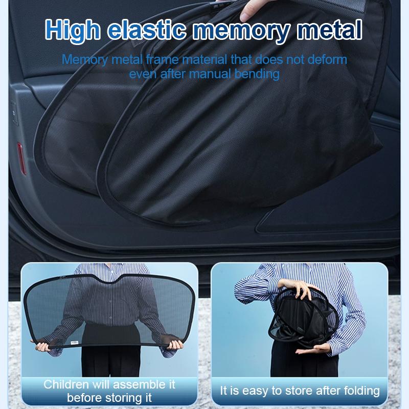 Car Sun Shades For Kia EV6 CV 2022 2023 2024 2025 Sunshades Magnetic Heat insulation Visor Mesh Window Curtains Auto Accessories