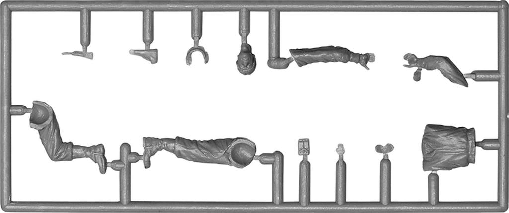 Miniart American Motorcycle 2 Sets Plastic Model MA35422 1/35 Soldier/WLA