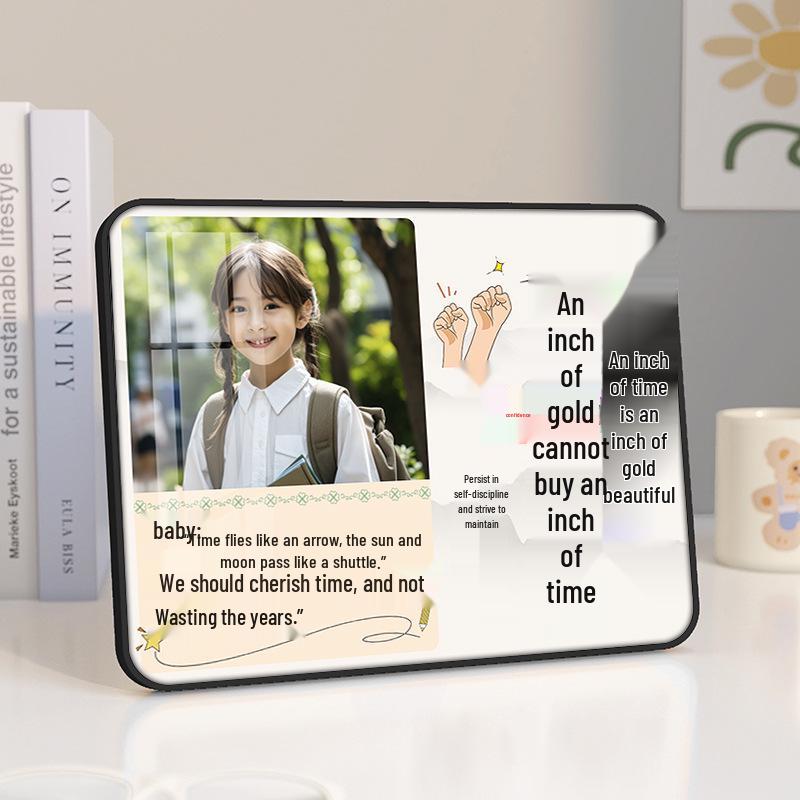 Future Hard Work Inspirational Student Desk Ornament: Motivational Motto for Self-Discipline and Encouragement