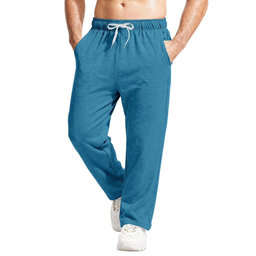 Men's Relaxed-Fit Casual Sweatpants With Stretch Waistband And Drawstring Yoga Pants