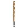 Quality 1.5mm-10.0mm Steel Titanium Coated Hexagonal Handle High Speed Drill Bit Set Twist Drill