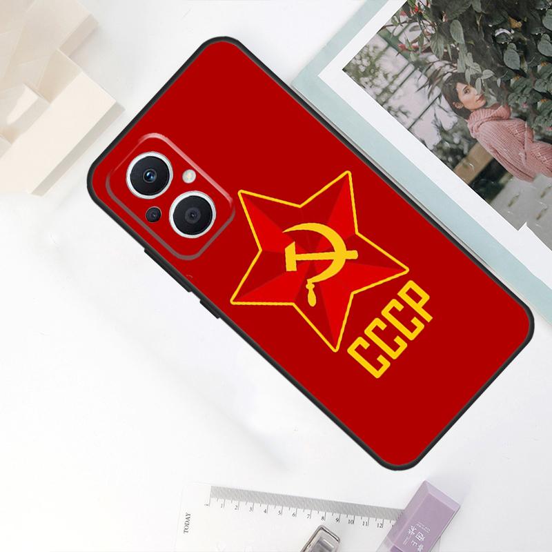СССР Советский Союз Россия Чехол Для OPPO Reno 11F 10 Pro 4 5 6 7 8 Lite 4Z 5Z 8T OPPO Find X5 X6 Pro X2 X3 Neo Обложка