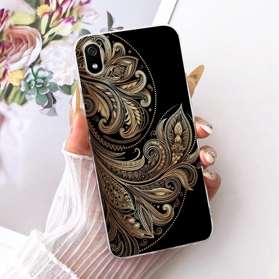 Чехол для Xiaomi Redmi 7A Роскошный Цветок Бабочка Расписной Чехол Мягкий Силиконовый Чехол Для Xiaomi Redmi 7 7A Redmi7 A Redmi7A Чехлы