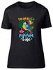 Funny Living the Parrot Life Womens T-Shirt Ladies Gift Tee