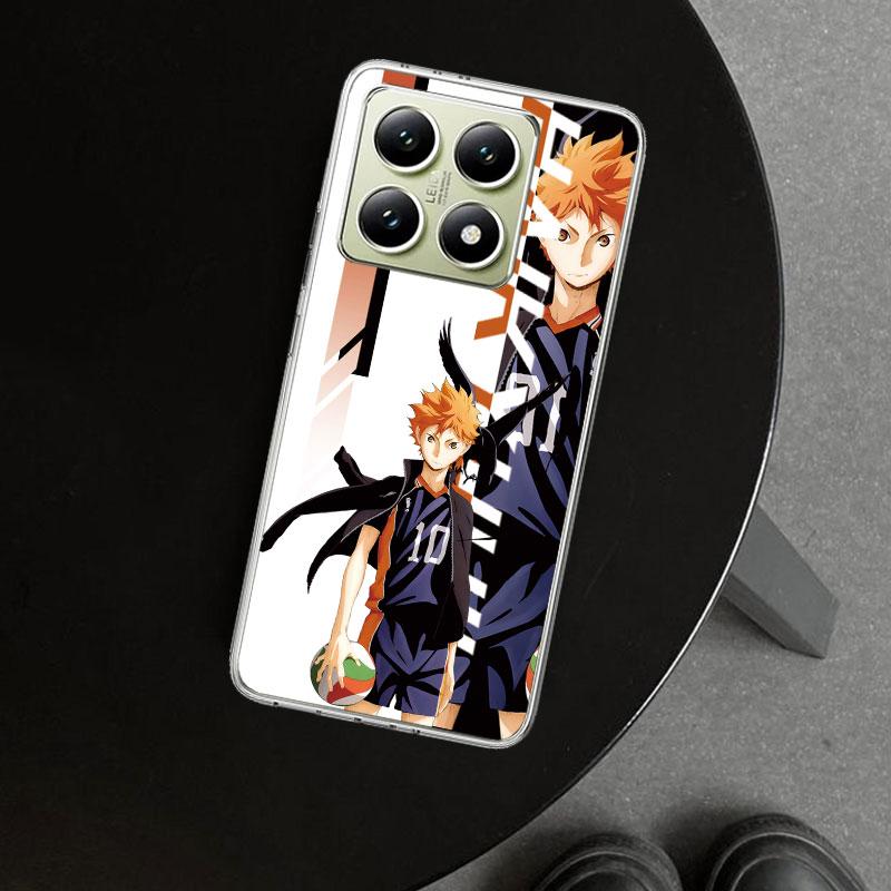 Чехол для телефона Anime Haikyuu Школьный волейбол для Xiaomi Redmi Note 15 14 13 12 11 Pro Plus 14S 12S 11S 11T 11E 10S 10 На заказ
