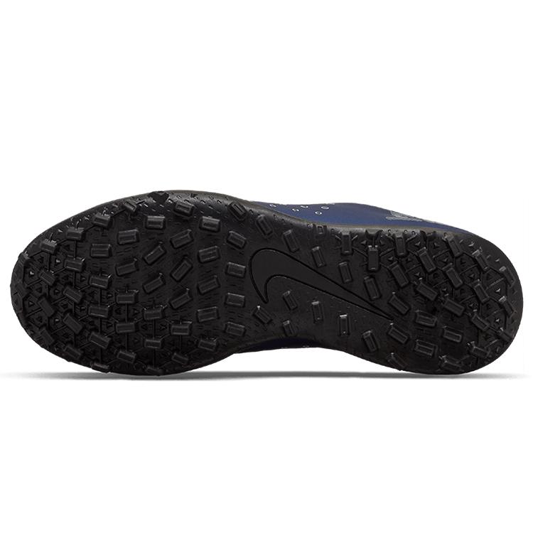 Nike Футбольные бутсы для детей Nike Mercurial Vapor 13 Club Mds TF, нескользящие, износостойкие, низкие, Черно-синие, Детские CJ1179-401