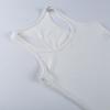 Y2K Summer Camisole Vest Knitted Slim Fit Top European and American Women's Sexy Solid Color Sports Jumpsuit