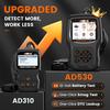 ANCEL AD530 OBD2 Scanner Diagnostic Tool, Universal Check Engine Code Reader With Live Data, Car Diagnostic Tool With Upgraded Battery Tester & All