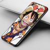 Чехол DT28 One Piece Luffy для OPPO Reno 8 6 5 4 Pro Find X3 A17 A31 A38 A40 A53 A54 A55 A74 A76 A78 A77 A80 A94 A95 A96 Lite черный мягкий чехол