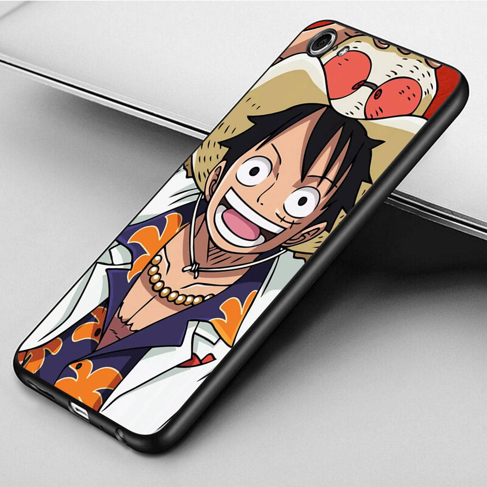 Чехол DT28 One Piece Luffy для OPPO Reno 8 6 5 4 Pro Find X3 A17 A31 A38 A40 A53 A54 A55 A74 A76 A78 A77 A80 A94 A95 A96 Lite черный мягкий чехол