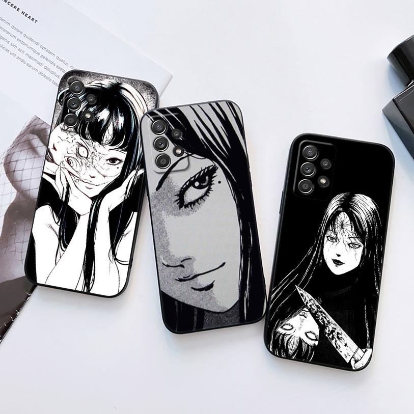 Чехол для телефона Junji Ito Tomie с рисунком комикса Для Samsung Galaxy S24 FE S25 Ultra A03 A04 A05 A06 A12 A13 A16 A26 A35 A36 A56 A55