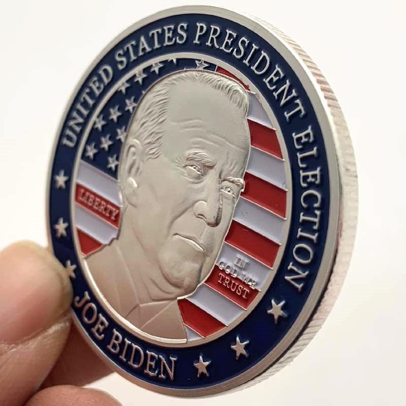 Gold Coin, 2020 Biden Gold Plated Commemorative Coin, Collector's Coin, Character Gold Coin, Coin Commemorative Badge