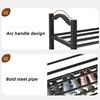 Shoe Rack Organizer Strong Load-bearing Multi-layer Design Durable Construction High Stability Simple Installation Metal Shoe Shelf