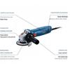 Bosch GWS 900-125 Angle Grinder CN plug (adapter included)