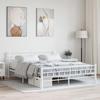 VidaXL Bed Frames White Metal 160 X 200 Cm