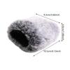 Soft Microphone Windscreen Outdoor Artificial Furry Windshield Muff Windscreen Cover for LCT 240 Microphone Accessor