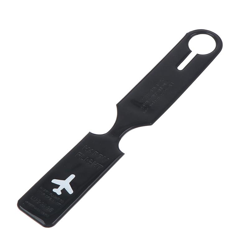 Симпатичные бирки для багажа, ремни для чемодана, идентификатор имени, адрес, бирки для багажа, бирки для самолета, ПВХ-аксессуары