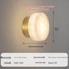 Designer Marble Wall Lamp - Luxury Post-Modern Bedside Lighting for Bedroom & Living Room