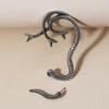 1Pc Ear Cuff Geometric Snake Shape Vintage Attractive Fine Workmanship Ear Ornament Exquisite Retro Punk Dark Clip Earring Women Accessories