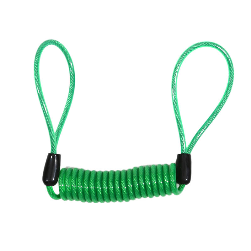 1.2m Safety Disc Brake Helmet Wire Bicycle Lock Rope Anti-theft Security Reminder Motorcycle Spring Cable
