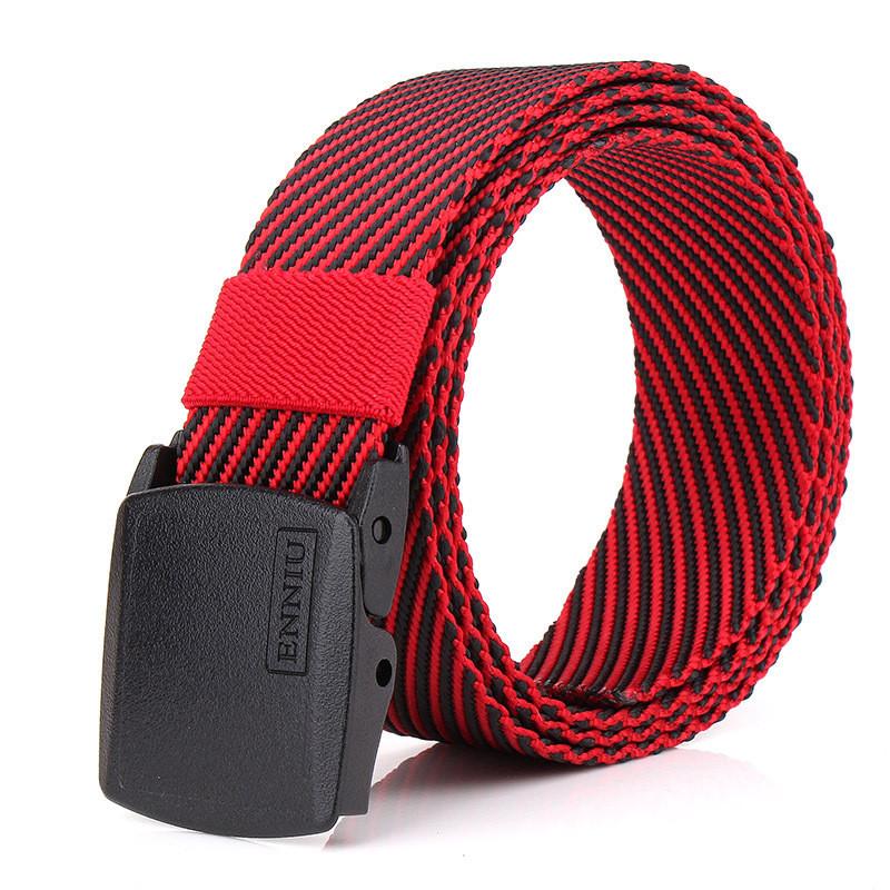 2020 Новый мужской холщовый ремень Повседневный нейлоновый пряжка YKK Оптовая фабрика