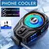 Portable Cooling Fan Game Mobile Phone Cooler USB Charging/Plug-in Cell Phone Radiator Cooling Tool for IPhone/Samsung/Xiaomi