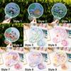 Round Handheld Fan Portable Foldable Fan Creative Collapsible Pocket Fan  Kid