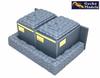 Gecko Model Scale US Military Base Container Barracks Vietnam Plastic Model Kit GEC35GM0116 1/35 (Scenery)
