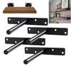Screw Mounting Plate Floating Hidden Wall Shelves Supports Metal Brackets Shelf Bracket Concealed