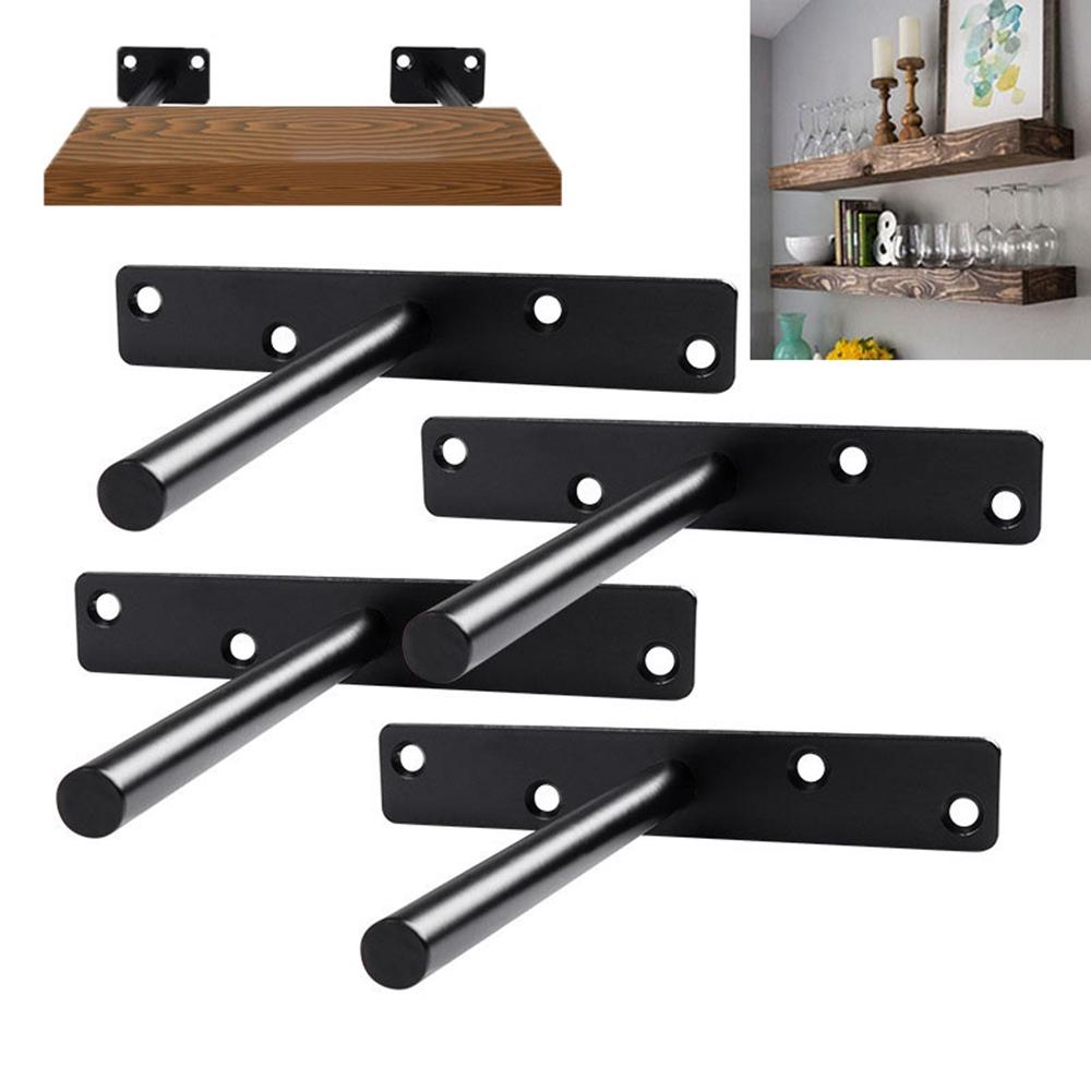 Screw Mounting Plate Floating Hidden Wall Shelves Supports Metal Brackets Shelf Bracket Concealed