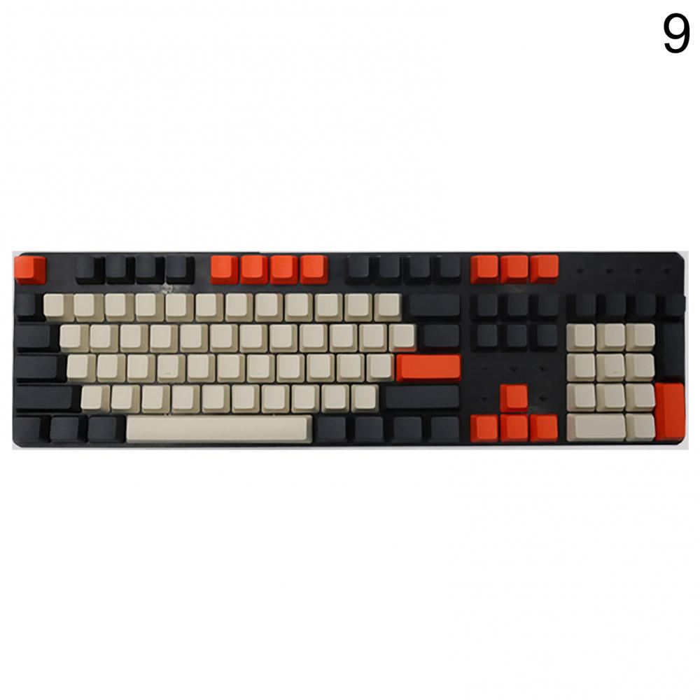 Universal Mechanical Keyboard Mechanical Keycaps 108Pcs PBT Lightproof No Letters Key Caps Replacement For Cherry MX Keycaps