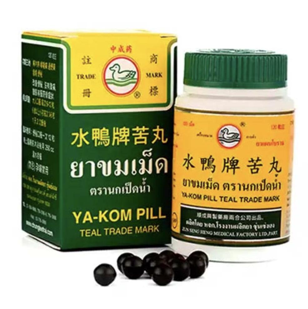 Ya-Kom Pill тайские травяные капли в капсулах