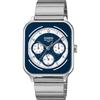 Casio Стандартные Многофункциональные Аналоговые Мужские Часы 24-часовой Циферблат Круглый Прямоугольный MTP-M307D-2BV Темно-синий