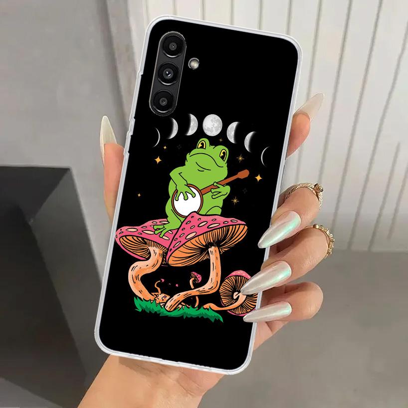 Cottagecore Frog Mushroom Kawaii Phone Case for Samsung Galaxy A17 A16 A37 A26 A36 A57 A56 A15 A25 A35 A55 A14 A24 A34 A54 A13 A