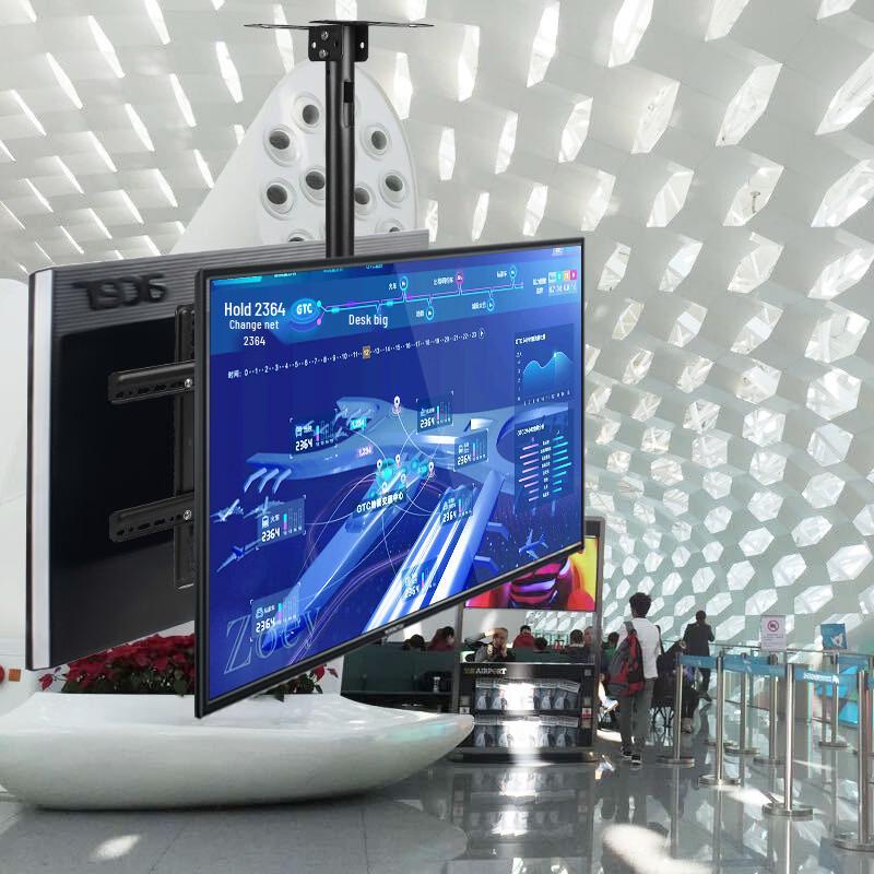 OLOEY Dual-Screen Rotatable TV Ceiling Mount