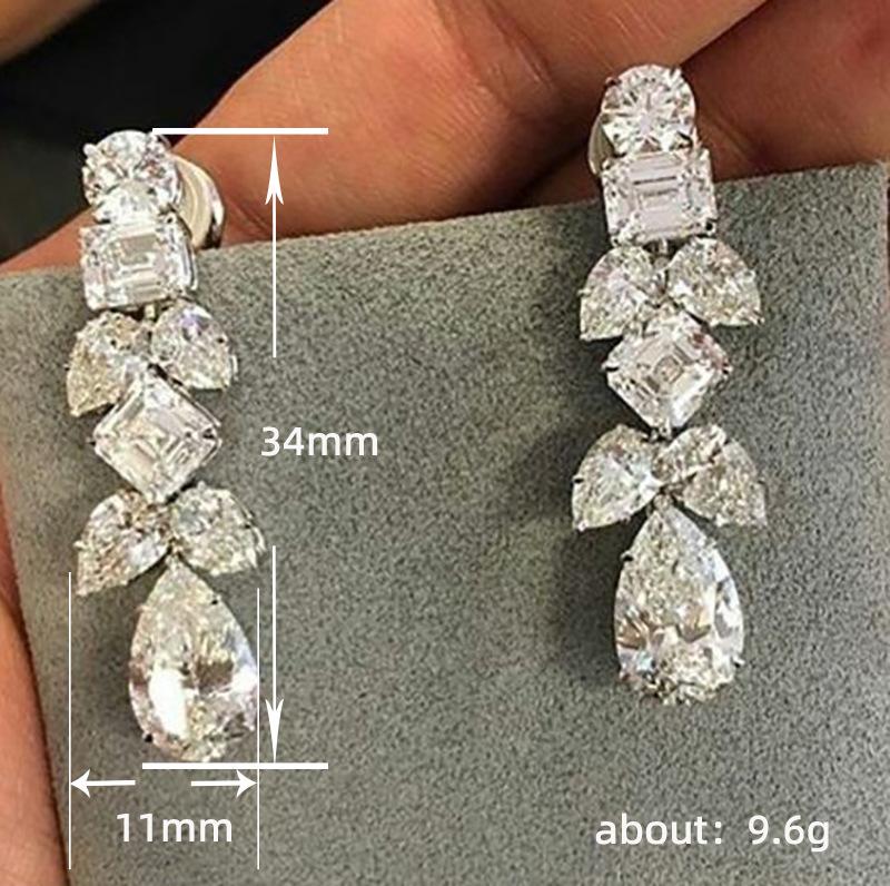 Lindon модные серьги-капли из медного сплава с цирконом для женщин, подарки на свадьбу