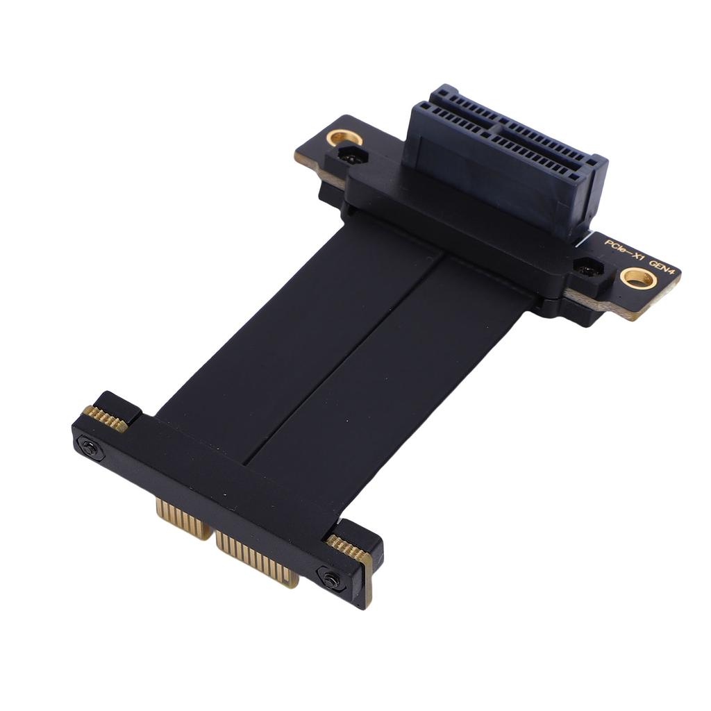 Кабель-райзер PCIE 4.0 X1 90 градусов Папа-Мама Полная скорость Без потерь Гибкий Кабель-удлинитель для видеокарты GPU Gen 4