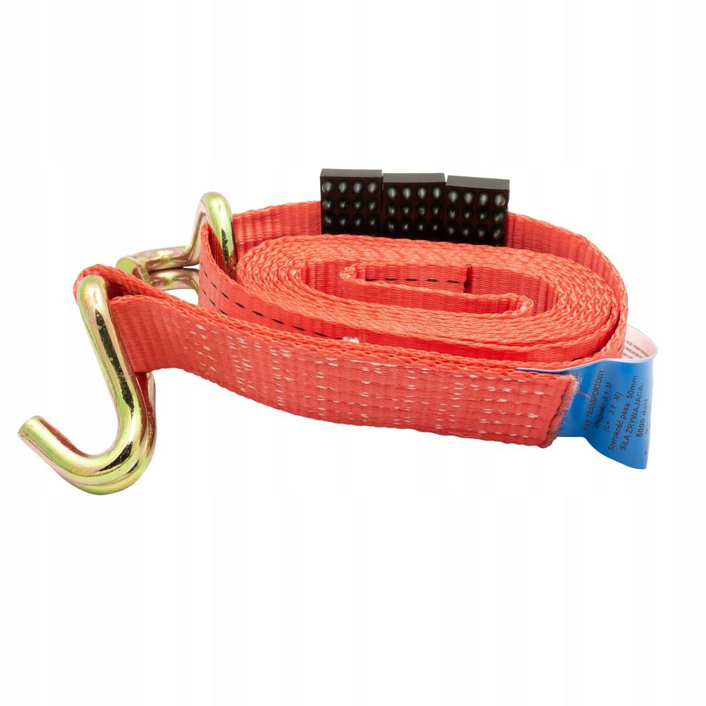 4X 3-Point Cargo Belts 3.6M 50Mm 5T With Tensioner Set