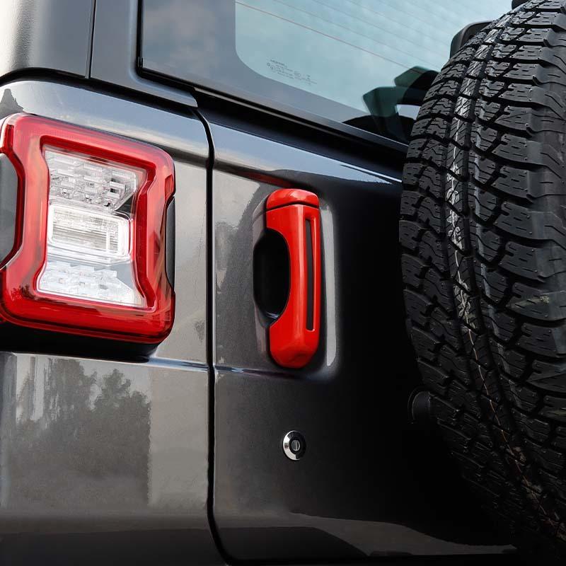 ABS ручка автомобиля наклейка в виде ракушки внешняя дверь чаша декоративная крышка для Jeep Wrangler JL 2018 Up 4-дверная версия Внешние аксессуары