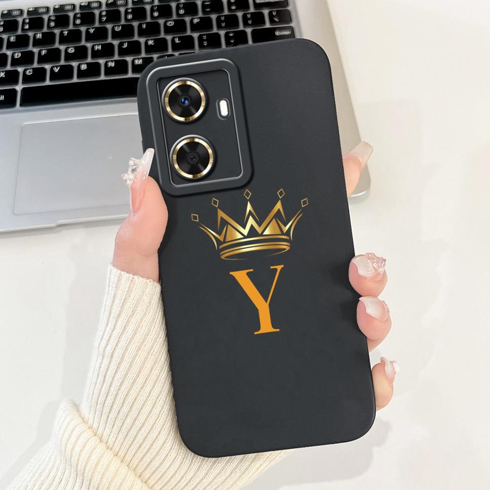 For Huawei Enjoy 60 6.75"Case New Letter Flower Luxury Crown Soft Silicon Cover For Huawei Enjoy 70z 70Z Bumper Phone Case Funda