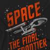 STAR TREK Мужская футболка с изображением космического путешествия