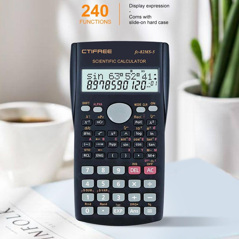 Научный калькулятор FC82MS-5: 240 функций для студентов, готов к экзаменам, с индивидуальным логотипом
