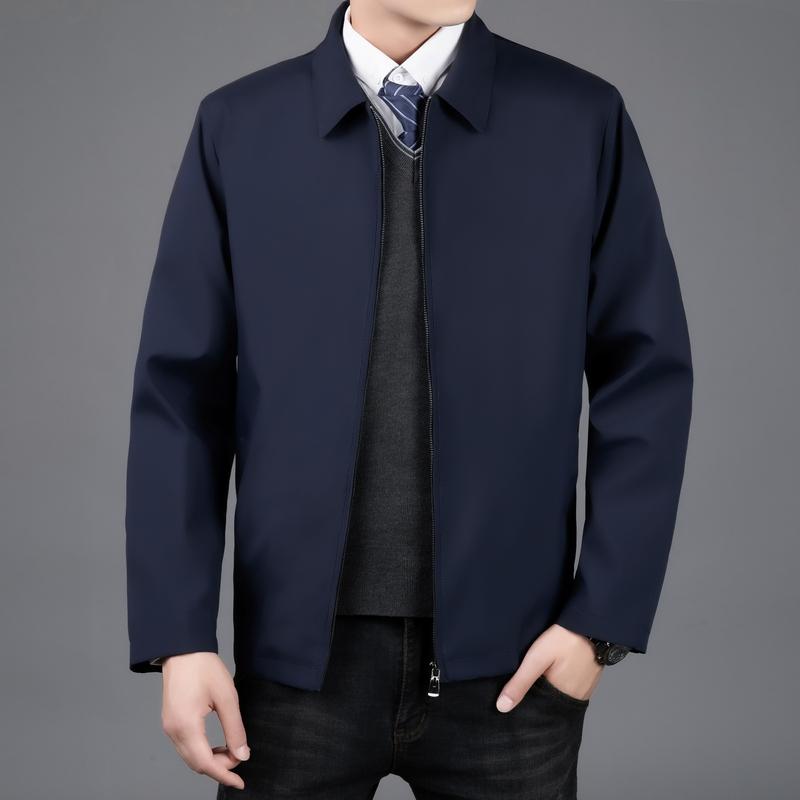 Брендовая куртка в стиле business casual, мужские пальто, новое весеннее пальто, повседневная осенняя куртка, мужские простые однотонные куртки, мужские пиджаки-блейзеры