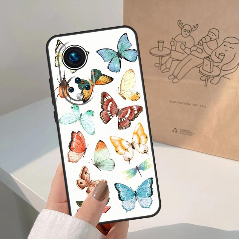 Цветок Бабочка Чехол Для Honor Magic 8 Pro 5 6 7 Lite Для Honor Win RT 200 400 50 70 90 X8b X9a X9b X9c X9d