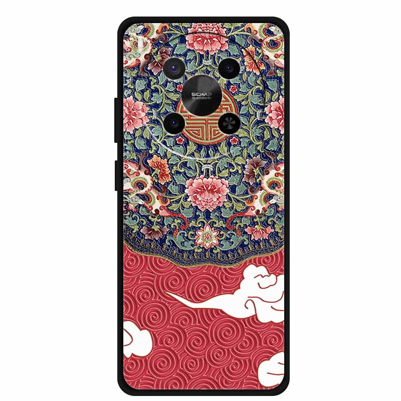 For ZTE Blade V70 Max Case 3D Blossom Emboss Soft Silicone Phone Cover for Nubia V70 Max Cases Relief Flower Shell New V 70 Max