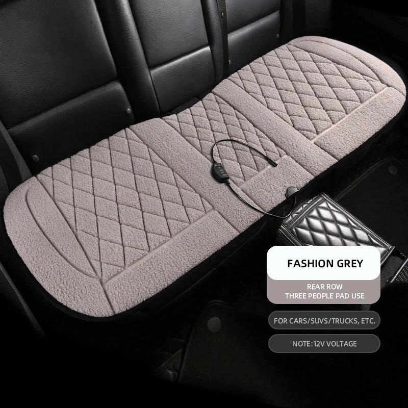 12 В с подогревом наволочка для автомобильного сиденья из овечьей шерсти, автомобильный чехол, теплая зимняя бытовая подушка, универсальные автомобильные аксессуары для автомобиля