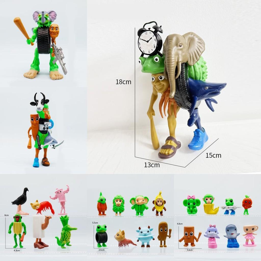 Italian Brainrot Al Pvc Mythical Creatures Figure Set With Collectible Design For Fantasy Enthusiasts