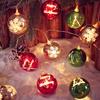 Christmas Plating Star String Lights Snowflake Santa Xmas Tree Ball Hanging Pendant Ornaments Light Christmas Decorations L002