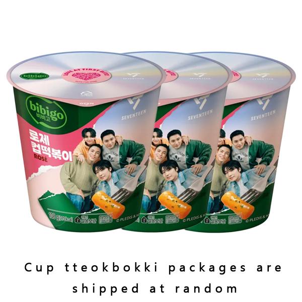 bibigo Cup Tteokbokki/ Spicy Stir-Fried Rice Cakes (Original, Rosé, Cheese)